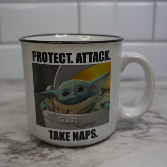 Star Wars: Baby Yoda Grogu Camper Mug - Picture 3 of 11